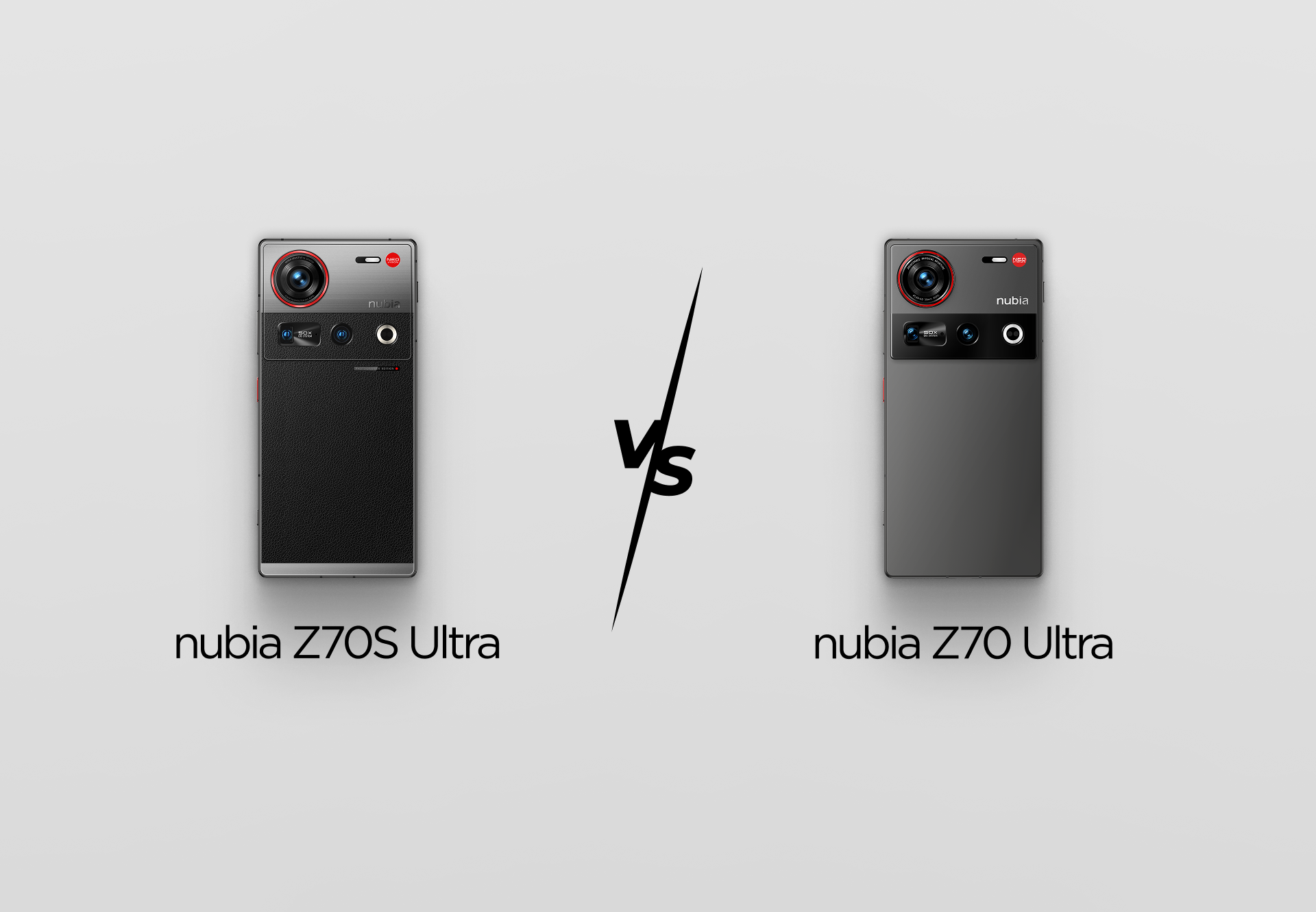 Encanto retro vs. potencia moderna: Comparando el nubia Z70S Ultra y el nubia Z70 Ultra