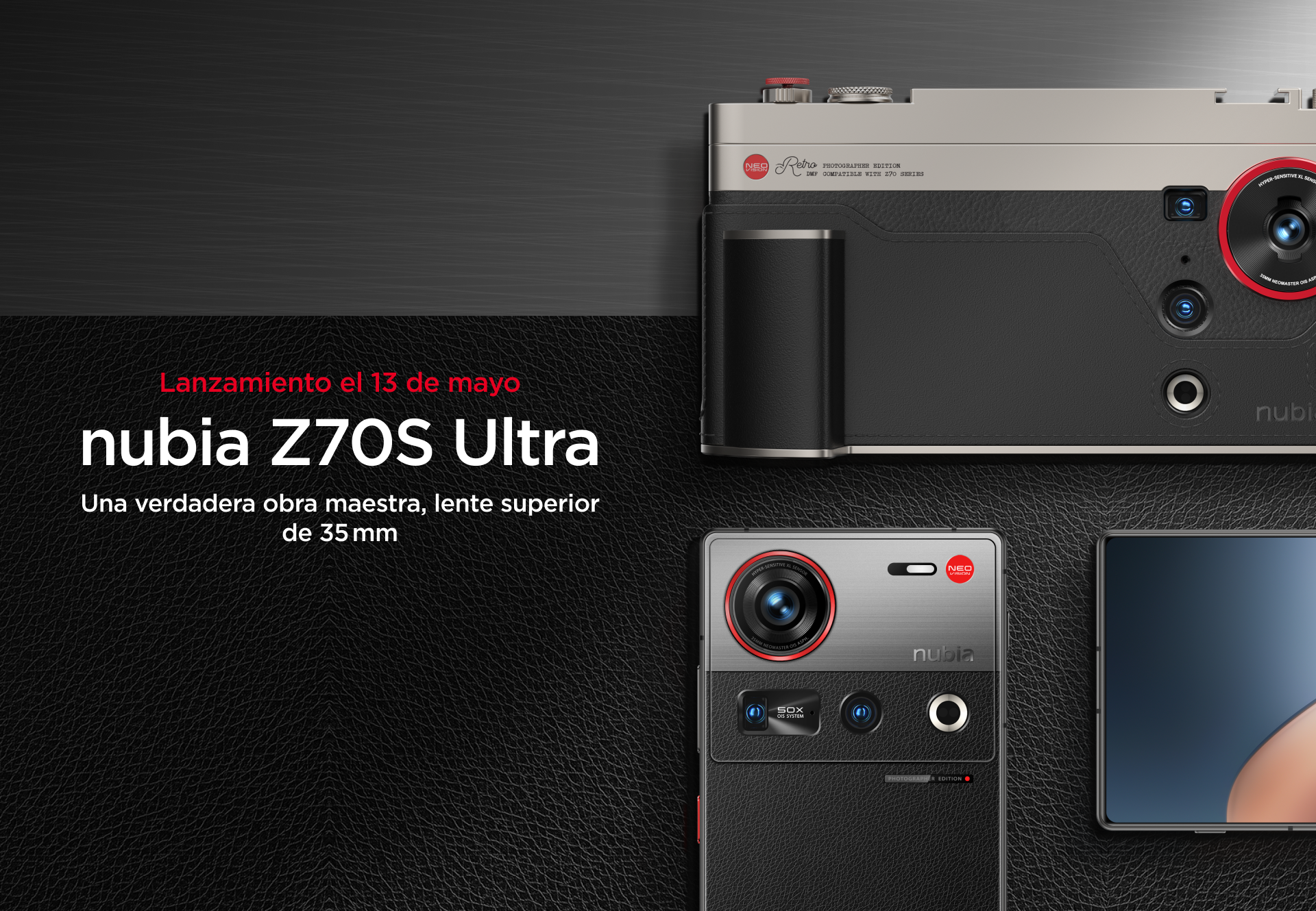 El Nuevo nubia Z70S Ultra Está a Punto de Llegar